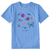 Life is Good Kids Watercolor Doodle Bugs Short Sleeve Crusher Tee