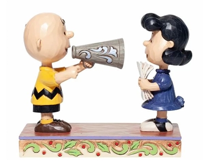 Jim Shore Peanuts Christmas Pageant Charlie Brown and Lucy