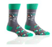 Men's Too Much Golf Print Socks