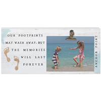 Our Footprints... Sign & Photo Holder