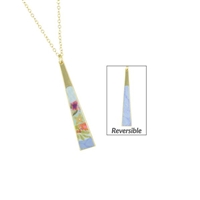 Jilzarah Beach Day Reversible Triangle Necklace