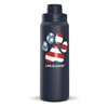 Life Is Good Americana Dog 26oz Stainless Steel Water Bottle