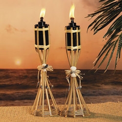 Table Top Tiki Torches<BR>Pair of Two