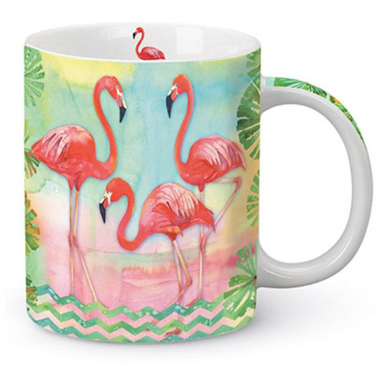 Watercolor Flamingo Mug