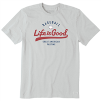 Life is Good Mens American Pastime Crusher Tee