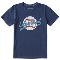 Life is Good Kids Ballyard Script Short Sleeve Crusher Tee