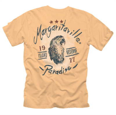 Men's Margaritaville Orange Vintage Parrot Tee