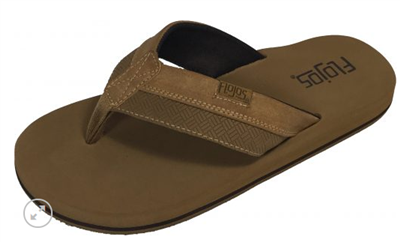 Flojos Men's Ryan Tan Flip Flop