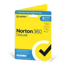 Norton 360 Deluxe 2023 - 3 Devices 1 Year Subscription PC/Mac/iOS/Android