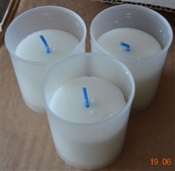 White 24hr Devotional Candle 192