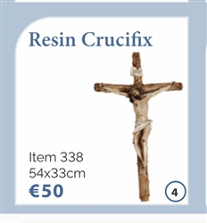Resin Crucifix 54x 33cm (NO 4)