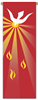 Printed Banner Inside banner 'Holy spirit'