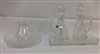 Crystal Cruet Set & Jug Set (5 Piece Set)