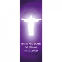 November Christ Banner (In Life and Death ..) 1.2m x 0.5m (Banner No 2)