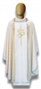 Ivory Chasuble IHS design