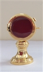 Red and gold monstrance