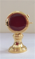 Red and gold monstrance