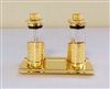 Heremetically Sealed Cruet with Gold Finish