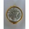 Brass Pyx with Silver Lamb Motif