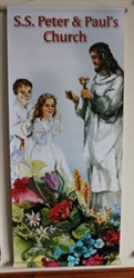 Jesus and Children Banner (Personalised) 0.5m x 1.2m