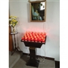 Non Touch Electric Candelabra (33) Red