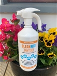 CleanRite Sanitiser/Surface Spray 1000ml with cap, pump and trigger