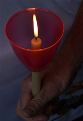 170 Easter Vigil Candles with Red Beakers