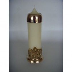 Flame Candle Holder & Follower (Gold)