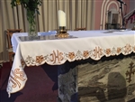 Gold IHS altar Cloth