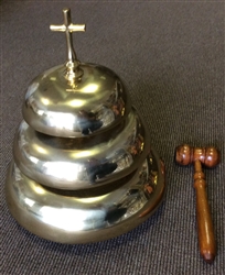 3 tone brass gong. (300mm)