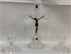 Glass crucifix set