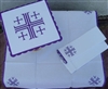 Purple Cross Altar Set of 4
