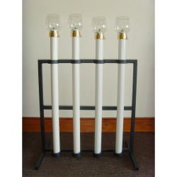 Processional Candles (4) & Stand