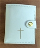 Clutch bag with rosary (White)