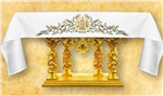 Gold IHS Crucifix Altar Cloth
