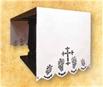 White Cross & Grape Side Design Altar Cloth