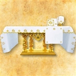 Gold IHS Altar Cloth