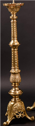 Brass paschal candle stand