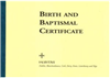 Birth & Baptismal Certificates (Long Form)