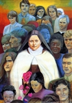 St Teresa Banner (0.5 x 1.2m)