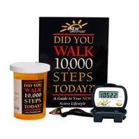 DIGI-WALKERâ„¢ Pedometer Rx 10,000 STEPS Gift Pack