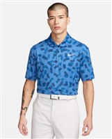 Nike Menâ€™s Tour Dri-Fit Polo, Blue Pattern