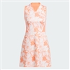 Adidas Womenâ€™s Floral Dress, Coral Fusion