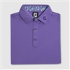 Footjoy Menâ€™s Primsose Trim Solid Polo, Thistle