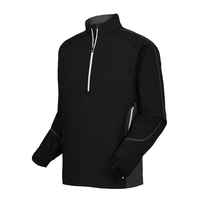 FootJoy FJ Mens Sport Golf Windshirt, Black/Charcoal