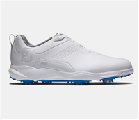 Footjoy Menâ€™s eComfort Golf Shoe, White/Blue