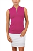 Sofibella Zip Sleeveless - Girly Magenta