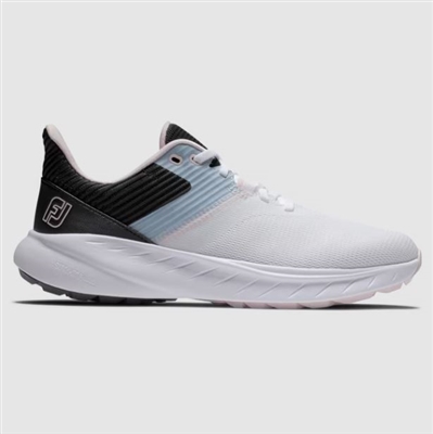 FootJoy Women's Flex Golf Shoes, White/Black