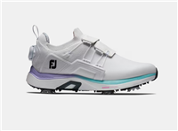 Footjoy Womenâ€™s HyperFlex BOA Golf Shoes, White/Purple