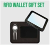 Custom Logo RFID Wallet Gift Set